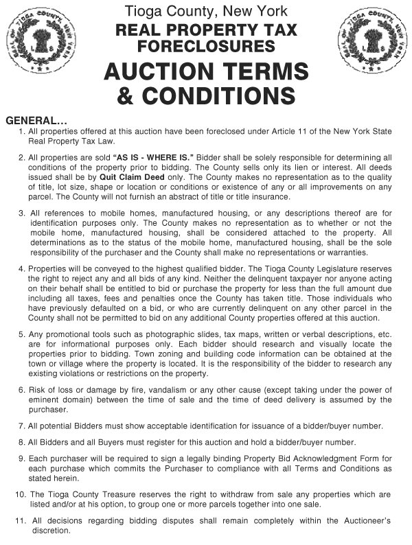 terms and conditions